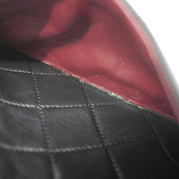 Chanel Shoulder Bag Matelasse Chain Lambskin Black Women's - Picture 8 of 16